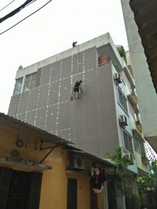 tấm gạch mát (chống nóng tường) tại Thanh Hóa